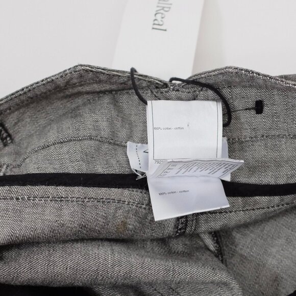 Chanel 10P jeans 42 US 10 gray high waist 3 button gray distressed 2010 - Picture 15 of 16